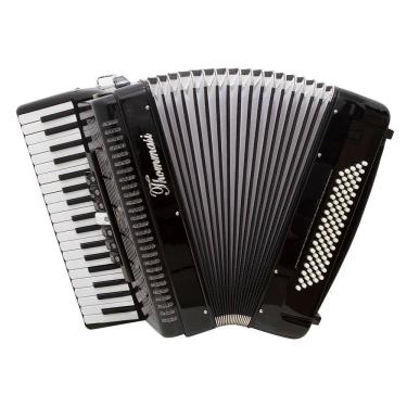 Imagem de Acordeon 80 Baixos 37 Teclas TA 8009 Preto Thommasi