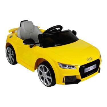 Imagem de Carrinho Elétrico Amarelo Audi Tt Rs 2.4Ghz 12V Bel Brink