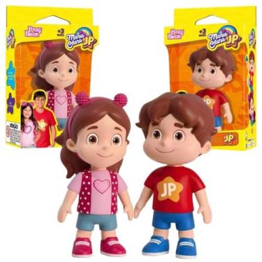 Imagem de Kit Mini Boneca Maria Clara Boneco JP Original Articulados Em Vinil Ba