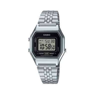 Imagem de Relógio casio vintage prateado feminino la680wa-1df-sc
