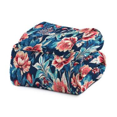 Imagem de Cobertor de Casal Manta Microfibra Antialérgico 1,8x2,2m Estampado Cam