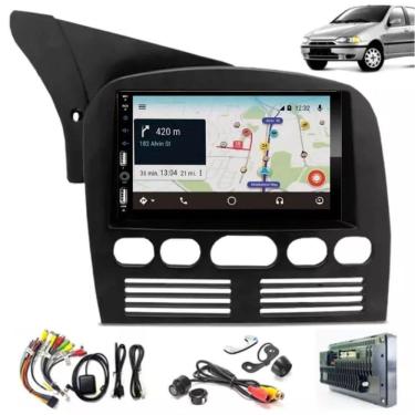 Imagem de Central Multimídia Automotiva Weekend G1 2DIN Bluetooth com Carplay MP5 DVD Câmera de Ré e Moldura Preta para Android