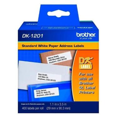 Imagem de Etiquetas de Papel P/ Enderecamento Padrao Dk1201 - BROTHER