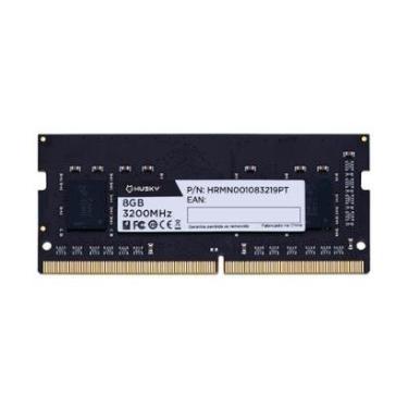 Imagem de Memória RAM para Notebook Husky, 8GB, 3200MHz, DDR4, CL19 - HRMN001083219PT-Unissex