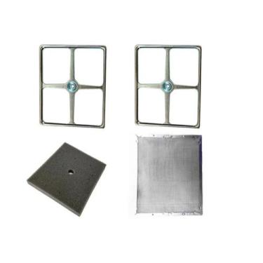 Imagem de Kit Filtro Ar, 2 Grade, 1 Tela Cg Titan 125 1983 Até 1999 - TRILHA