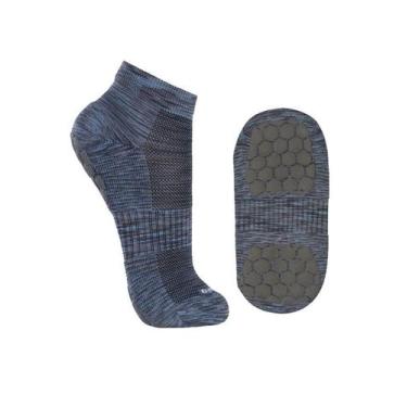 Imagem de Meia Atoalhada com Antiderrapante 3310 Lupo Sport, Cinza mescla, 33 a 