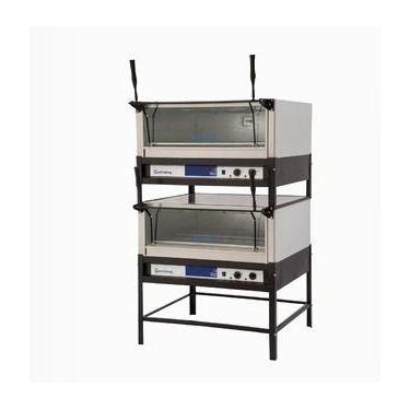 Imagem de Forno Lastro Duplo a Gás Epóxi FLGD450 Guilhotina Gastromaq