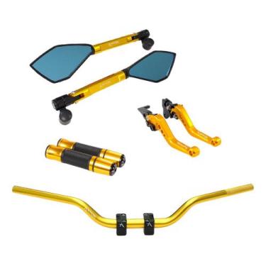 Imagem de Kit Manete Manopla Retrovisor Guidão Mt03 Mt-03 Mt 03 - Stark Race, Do