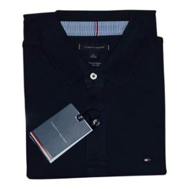 Imagem de Camisa Polo Tommy H Masculina Preta-Masculino
