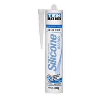 Imagem de Silicone Neutro Branco 280 Gramas - Tekbond