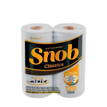 Imagem de Papel Toalha 2 Unidades Snob - 120 Folhas