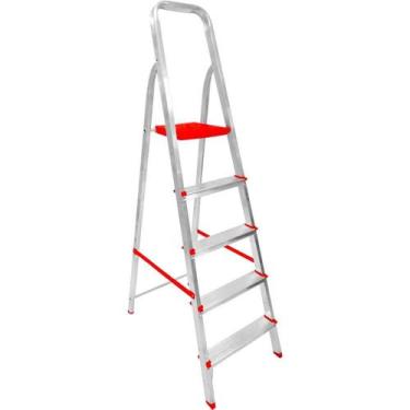 Imagem de Escada em Alumínio 5 Degraus, Esc0064, Botafogo