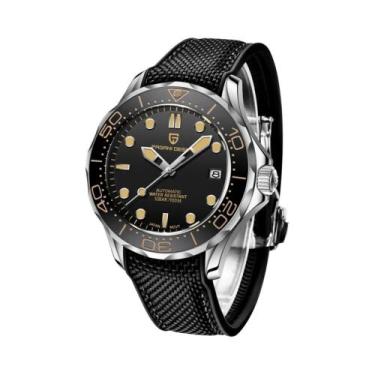 Imagem de Relógio Automático Mecânico Masculino PAGANI DESIGN Esportivo Com Beze