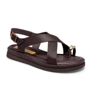 Imagem de Sandalia Mississipi Papete Flatform - Feminina - Marrom-Feminino