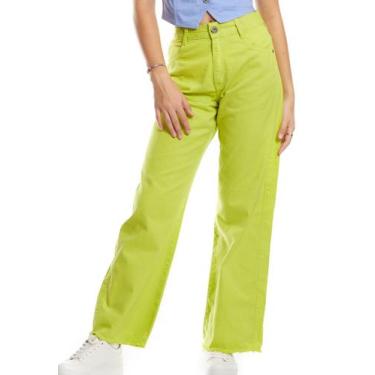 Imagem de Calça Sarja Verde Lima Infantil Poah Noah, Verde, 18