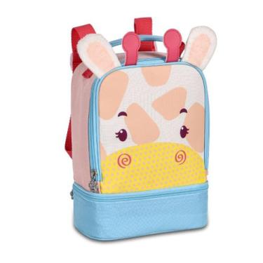 Imagem de Lancheira Térmica Escolar Passeio Infantil Pets Zoo Clio, AZUL