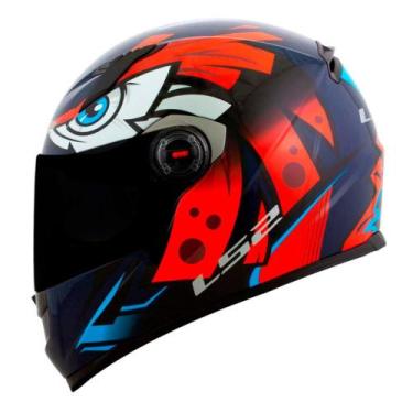 Imagem de Capacete LS2 FF358 Tribal Para Motociclistas, LARANJA, 60
