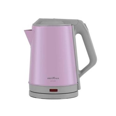 Imagem de Chaleira Elétrica Rosa Britânia 1,9L Inox BCH12RS 220V