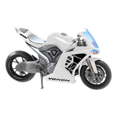 Imagem de Brinquedo Moto Venon 1200 Sport Cor:Branco - Usual Brinquedos, Branco