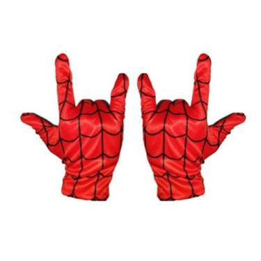 Imagem de Luva Spider Man Homem Aranha Fantasia Infantil e Adulto 24 cm - Fantas