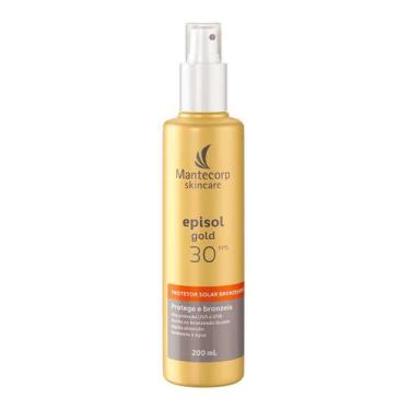 Imagem de Protetor Solar Bronzeador Episol Gold FPS 30 Frasco 200ml - MANTECORP