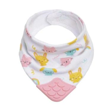 Imagem de Babador Bandana C/Mordedor Happy Friends Buba