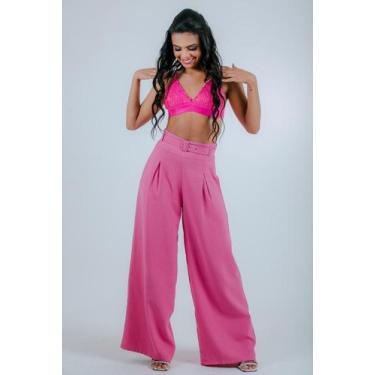 Imagem de Top Triângulo Com Brilho - AMÉLIA FRANÇA, M, Pink