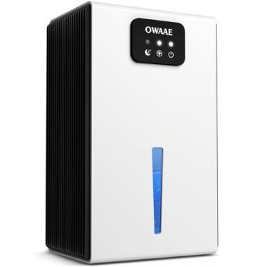 Imagem de Desumidificador OWAAE para 93 m², silencioso, tanque de 2,8 L, luz LED