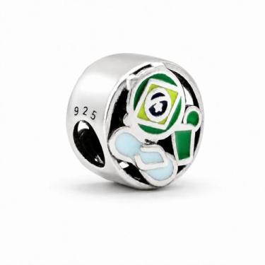 Imagem de Berloque Passador Brasil Prata 925 - Atraktiva Joias, 1cm