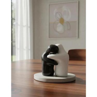 Imagem de Casal Agarradinho Saleiro e Pimenteiro Pequeno - Decore Casa