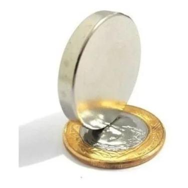 Imagem de 10 Ímãs De Neodímio 25x5 Mm N35 - Accumag