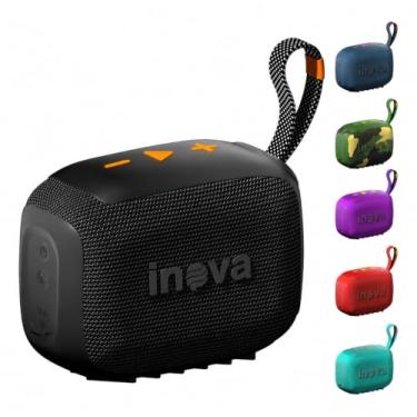 Imagem de Caixa de Som, inava, Go-4, Bluetooth, Portátil,12h de reprodução, À Prova D'água IP67, TWS/FM/USB/TF(preto)