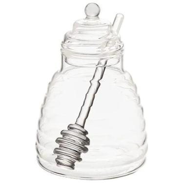 Imagem de Meleira com Tampa e Pegador Colmeia De Vidro Borossilicato 300ml - Mim