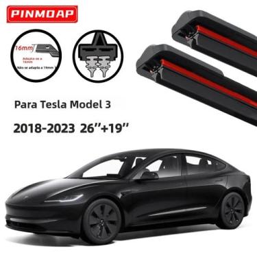 Imagem de Palhetas De Borracha Dupla Para Limpador De Para-brisa Tesla Model 3 2