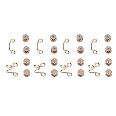 Imagem de Botões de calça, Slot Design Botão de metal Reutilizável Removível Robusto Durável para maternidade Calças para calças para saias