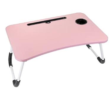 Imagem de Suporte Bandeja P/Notebook Tablet Celular Portátil Dobrável Cor:Rosa