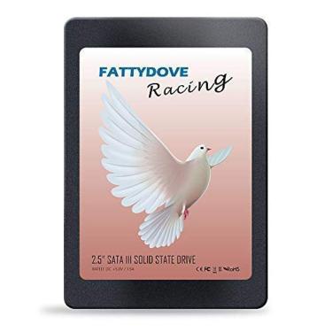 Imagem de FattyDOVE 2,5 polegadas SSD 120GB Unidade de Estado Sólido Interno SATA3 2,5 polegadas 6Gb/s para PC/Laptop com cabo SATA III (unidade SSD de 120 GB)