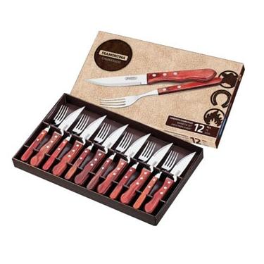 Imagem de Jogo para Churrasco Tramontina Polywood 12 Peças Vermelho - 21199796