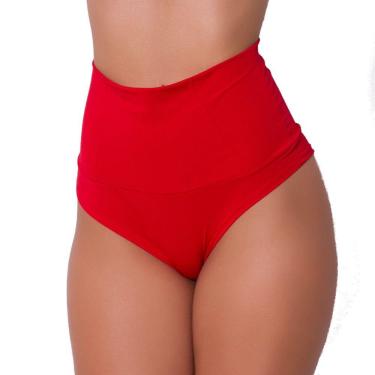 Imagem de Kit com 4 Calcinhas Segura Cintura Cós Alto | Kit 4un.  5167