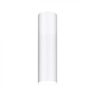 Imagem de Plafon Viena Tubo 30cm Conti Iluminação Branco Fosco