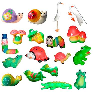 Imagem de 4 Bichos Pets em Cerâmica de Casa e Jardim Decorativos