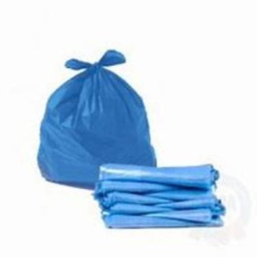 Imagem de Saco De Lixo Azul 100 L  Com 100 Unidades - Sp