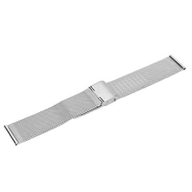 Imagem de Pulseira de relógio de metal, pulseira de relógio de metal durável e durável feita de aço polido para relógios Amazfit GTS Prata