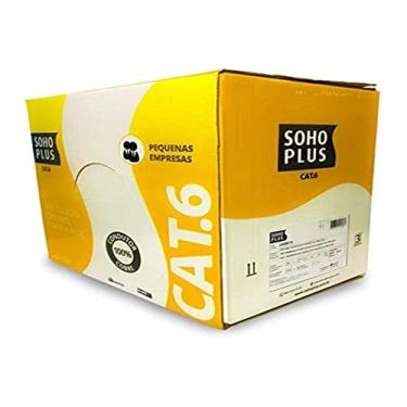 Imagem de FURUKAWA SOHOPLUS Caixa de Cabo de Rede Cat6 de Cobre 305 mts Utp, Preto