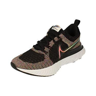 Imagem de Nike React Infinity Run FK 2 BT Unisex Running Trainers DD6790 Sneakers Shoes (UK 8 US 9 EU 42.5, Black Multi Color Pink 001)