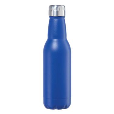 Imagem de Oggi Garrafa esportiva Stella de aço inoxidável com parede dupla selada a vácuo com tampa rosqueada (0,5 LT, 500 ml) - azul