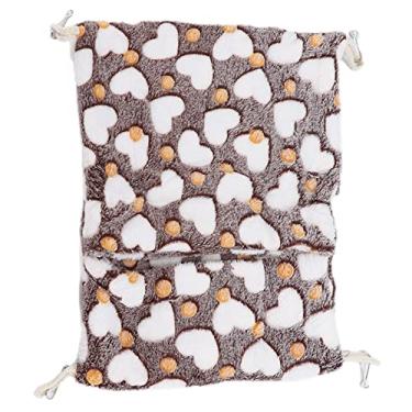 Imagem de GLOGLOW Rede para animais pequenos, fácil de instalar, rede para pendurar animais de estimação, lã para corrida, relaxar, brincar para ratos, hamsters, porquinhos-da-índia e esquilos (G,