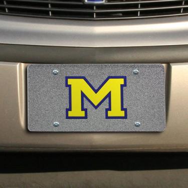 Imagem de WinCraft Placas de carro clássicas de acrílico Michigan University of S10876
