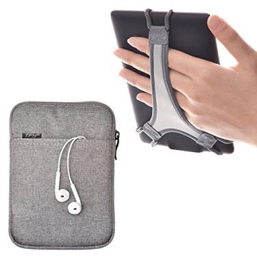 Imagem de TFY Bolsa protetora E-Reader com fecho de zíper, além de suporte de alça de mão bônus para e-Readers de 15 cm – Kindle 15 cm/Paperbranco/Voyage/Oasis 15 cm/Nook GlowLight Plus/Kobo Aura/Touch 2.0