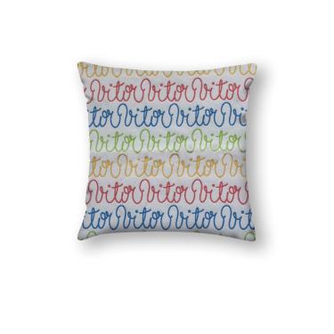 Imagem de Capa Almofada Jacquard C/ Zíper 45x45cm Meu Nome